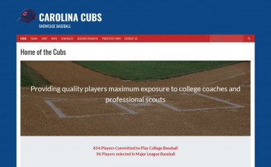 cubsshowcase.org screenshot