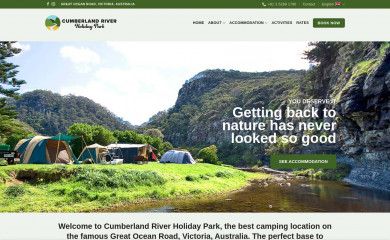 cumberlandriver.com.au screenshot