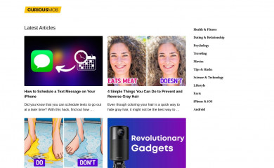 curiousmob.com screenshot