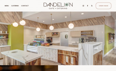 dandelionirvine.com screenshot
