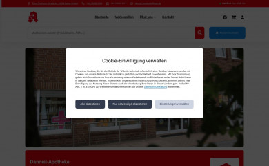 danneil-apotheke.de screenshot