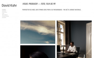 davidkahr.dk screenshot