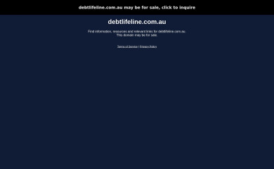 debtlifeline.com.au screenshot