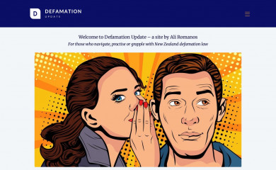 defamationupdate.co.nz screenshot