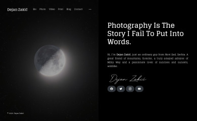 dejanzakic.com screenshot