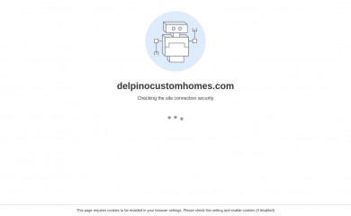 delpinocustomhomes.com screenshot