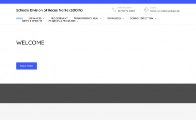 depedilocosnorte.com screenshot