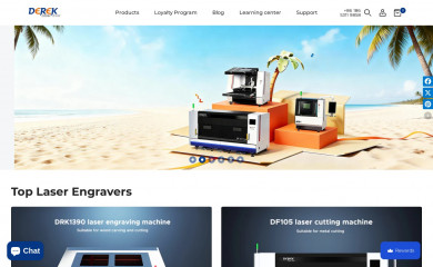 dereklaser.com screenshot