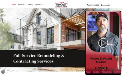 dewaldhomerepair.net screenshot