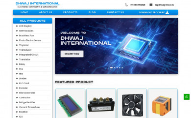 dhwaj-intl.com screenshot