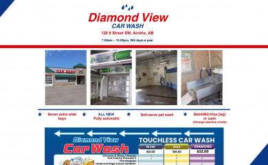 diamondviewcarwash.com screenshot