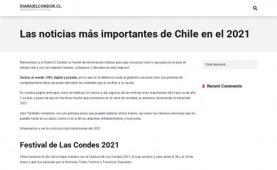 diarioelcondor.cl screenshot