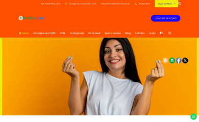 dindincred.com.br screenshot