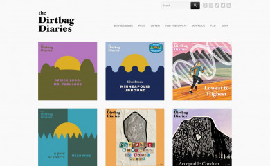 dirtbagdiaries.com screenshot