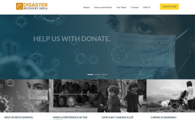 disasterrecoveryindia.org screenshot