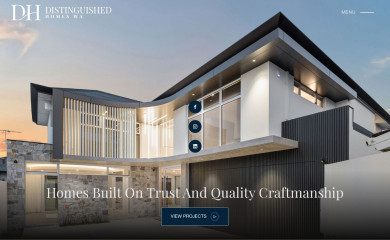 distinguishedhomes.com.au screenshot