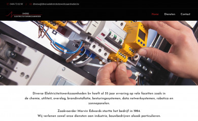 diverseelektriciteitswerkzaamheden.be screenshot