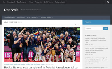 doarvolei.ro screenshot