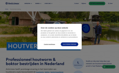 dokterhoutworm.nl screenshot