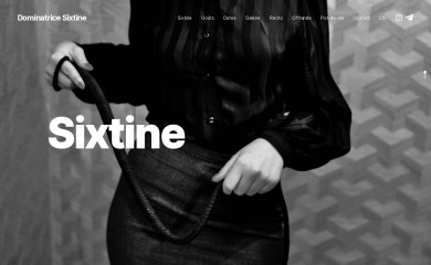 dominatrice-sixtine.com screenshot