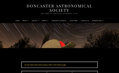 donastro.org.uk screenshot