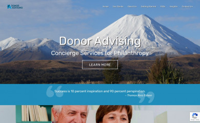 donoradvising.com screenshot