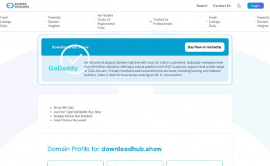 downloadhub.show screenshot