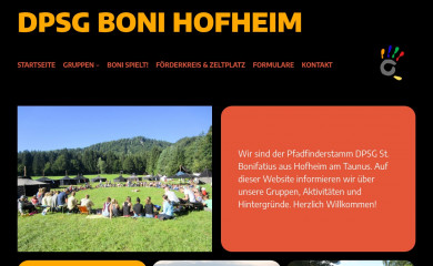 dpsg-hofheim.de screenshot