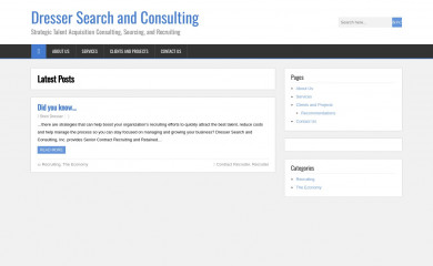 dresserconsulting.com screenshot