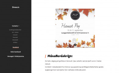 dreus.is screenshot