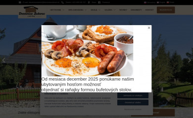 drevenicezuberec.sk screenshot