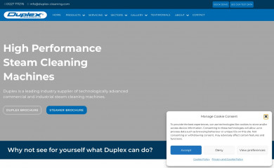 duplex-cleaning.com screenshot