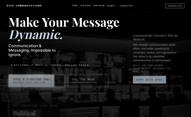 dycecommunications.com screenshot