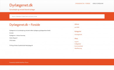 dyrlaegenet.dk screenshot
