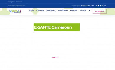 e-santecameroun.cm screenshot