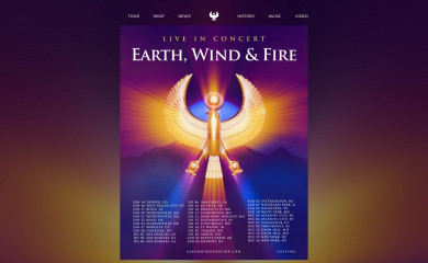 earthwindandfire.com screenshot