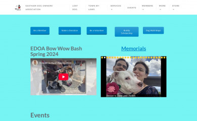 easthamdog.org screenshot