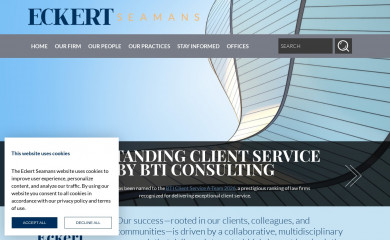 eckertseamans.com screenshot