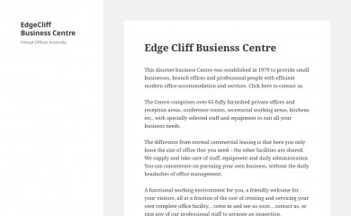 edgecliffservicedoffices.com.au screenshot