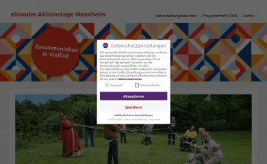 einander-aktionstage.de screenshot