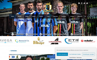 eintracht-trier.com screenshot