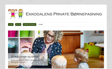 ekkodalensprivateboernepasning.dk screenshot