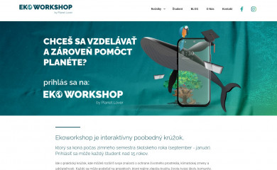 ekoworkshop.sk screenshot