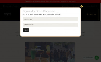 elementsbar.co.uk screenshot