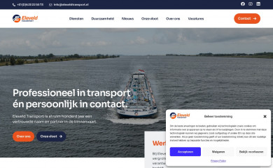 eleveldtransport.nl screenshot