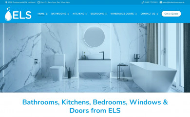 elsbathrooms.co.uk screenshot