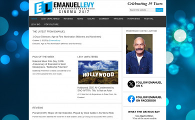 emanuellevy.com screenshot