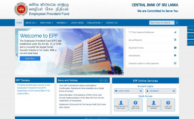 epf.lk screenshot
