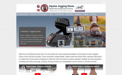 equine-jogging-shoes.com screenshot