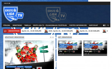 ersteligatv.hu screenshot